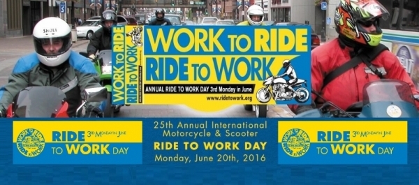 25. Uluslararası İşe Motosikletle Gitme Günü - Ride to Work Day